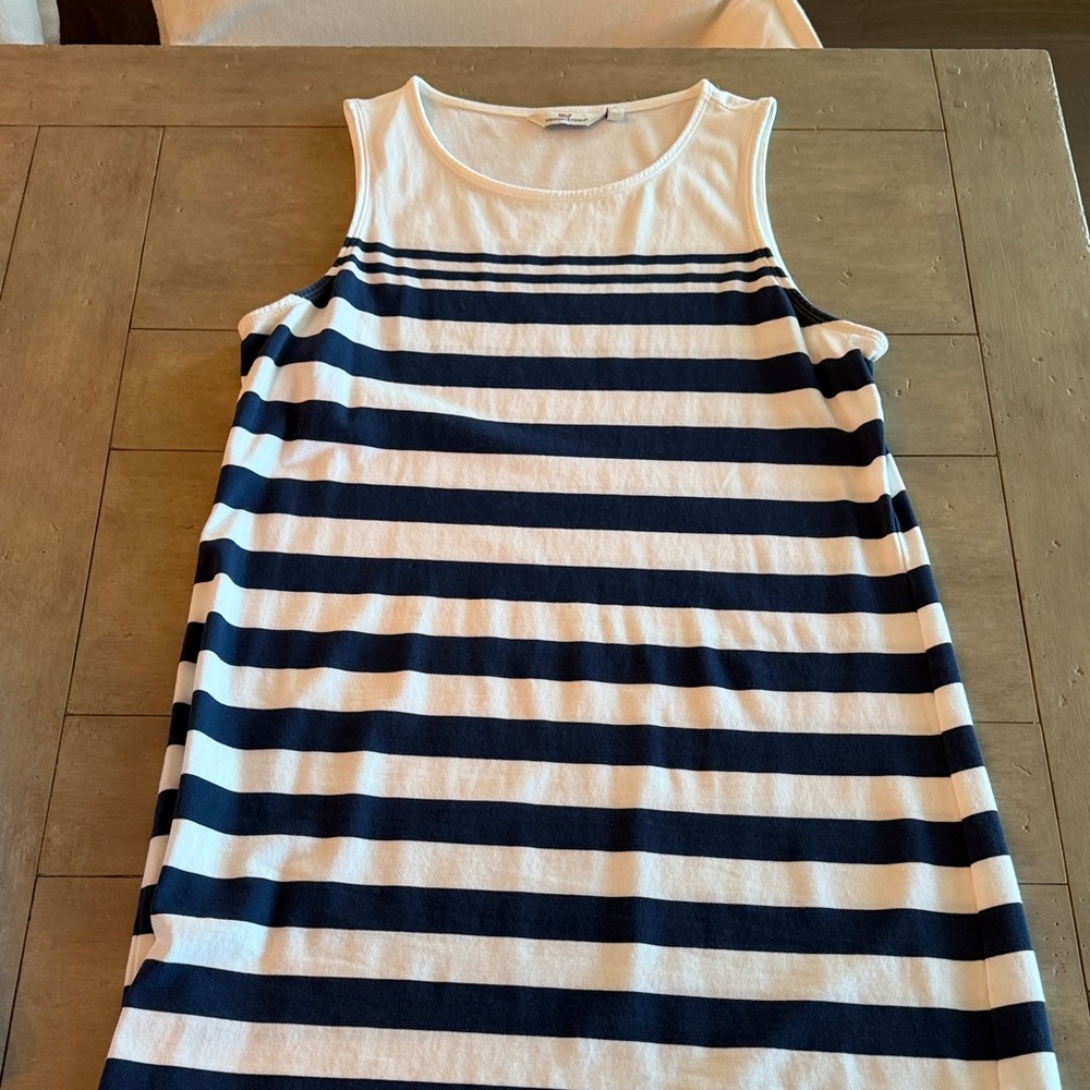 Vineyard Vines Navy and White Tank sundress